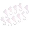 LOVIVER Connettore di scarponi da scarpe 10x, set di tubi per tubi per scarpe da scarpe del guardaroba Set fai -da -te, facile da installare, Diametro 22mm