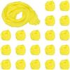 PATIKIL Tessuto per Fiori Calza, 20pz Nylon Calze Rete per Fiori Materiale Calze Seta Trazione per Fiori Fai-Da-Te Artigianato per Matrimoni Decorazione Domestica, Giallo Chiaro