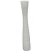 Sharplace Vaso da terra alto, porta piante, decorazione per la casa, portafiori da interno, vaso decorativo in piedi per ingresso hotel, matrimonio, soggiorno, Bianco 38.5 Cm
