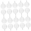 ELAYARD 20 Pezzi Palline Cioccolato in Plastica Resistente Supporto Tondo per Bouquet Cioccolatini e Decorazioni Dolci Accessori per Fioristi e Regali Personalizzati