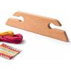HEEPDD Piccola Navetta per Tessitura Inkle Smussata in Legno, Navetta per Strumenti per Telaio per Tessitura Artigianale per Maglieria per Tessitura Accessori per Tessitura (A forma di