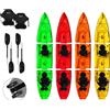 Big Mama Kayak kayak smontabile Split 2 Big Mama kayak con 2 ruote e 2 gavoni, 2 seggiolini, 2 pagaie
