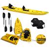 Big Mama Kayak kayak componibile Split 2 Big Mama kayak, canoa biposto modulare, si monta in 30 secondi ( giallo)