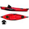 Big Mama Kayak Kayak posto singolo Privat 2.0 Limited edition Big Mama Kayak canoa 295 cm + 2 gavoni + 1 seggiolino (PACK 2) - ROSSO
