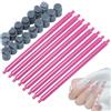 Generico Set di penne per timbri per unghie - Kit per decorazione | e strumenti per punteggiare, 8X per disegno unghie, strumenti per manicure fai-da-te, facili da usare e precisi