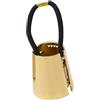 Generic Fascia Elastica per Chioma in Metallo Dorato, Polsino per Coda di Cavallo da Donna, Accessorio per Acconciature Sportive e Quotidiane per Chioma Medi e Lunghi