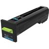 Lexmark 72K20C0 CS/CX820/5,860, cartuccia di toner ciano 72K20C0