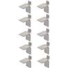 cyclingcolors 10x reggipiano cremagliera perni supporto mensole staffe acciaio tasselli scaffale