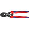 KNIPEX CoBolt Tronchese a doppia leva rivestiti in materiale bicomponente, forma affusolata 200 mm, 71 12 200