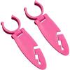 Generic Supporto per pagaia - 2 pezzi morsetto di montaggio per canoa gonfiabile, staffe di fissaggio per motore barca da 11,1 x 4,7 cm, per pesca, rafting, trasporto sul lago, sport acquatici, kayak, zattera