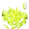 Generico Esca morbida, verme trota, Esche artificiali da pesca da 50 pezzi, Esche ed esche da pesca realistiche per acqua salata, trota, persico sole, spigola, luccio, acqua