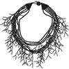 Obotsnoi Stile etnico Multi Strato Collana di Perline Lunghezza Regolabile Collana Leggero Elegante Resina Gioielli Per Le Donne Versatile Multi Strato Collana, Misura unica, come descritto, come