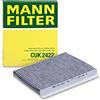 Mann Filter MANN-FILTER CUK 2422 Filtro aria cabina - Filtro Antipolline con Carbonio attivato - per Autovetture + veicoli commeriali