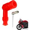 Generico Cuffia per candela, cappuccio in gomma per moto,Cappuccio candela in gomma impermeabile per candela | Parte di ricambio moto antipolvere multicolori per moto
