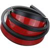 KIMISS Rivestimento per Passaruota per Auto, 2 Pezzi 1,5 M Protezione per Passaruota per Auto in Gomma Universale Strisce Anticollisione Modanature Rivestimento per Parafango (Nero)