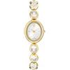 SWAROVSKI OROLOGIO IMBER OVAL, BRACCIALE IN METALLO, SWISS MADE PLACCATO COLOR ORO