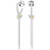 SWAROVSKI ORECCHINI A PENDENTE HYPERBOLA, NODO, MIX DI FINITURE 5752866