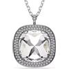 SWAROVSKI PENDENTE E SPILLA UNA ANGELIC, TAGLIO CUSHION, MIX DI PLACCATURE, 5751324