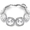 SWAROVSKI GIROCOLLO UNA ANGELIC, TAGLIO CUSHION, PLACCATO RUTENIO, 5751551