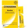 Citrosodina Integratore di Calcio Per Favorire la Digestione 20 Bustine Effervescenti - CITROSODINA - 921412375