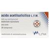 Acido Acetilsalicilico LFM 20 Compresse 500mg - - 030175020