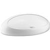 Alessi Gnam ASG22 W - Porta Pane di Design con Sportello a Scomparsa in Resina Termoplastica, Bianco