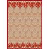 Bassetti ISOLABELLA Plaid in 100% raso di cotone di colore rosso R1, dimensioni: 155 x 220 cm, 9330127