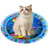 Nankoyal Cuscino Acquatico Sensoriale Per Gatti - Tappetino Acquatico Per Cani E Gatti,Gioco Rinfrescante Esercizio Attività Per Animali Domestici In Casa Viaggio Balcone Interno