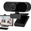 Generico Webcam per PC - Videocamera per streaming orientabile a 360° con microfono | Videocamera per PC HD 720P, webcam senza driver per monitor di PC, fotocamera per laptop per videochiamate, conferenze e st