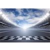 Xiaoterna 2,2x1,5m Linea di arrivo pista da corsa sfondo Auto da corsa Sfondo fotografico Sfondo per le luci dello stadio Bambini adulti ritratto servizio fotografico oggetti di scena