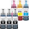 ASEKER 104 Inchiostro 6-Multipla Compatibile per Epson 104 Inchiostro ET-2810 ET-2815 ET-2820 ET-2825 ET-2710 ET-2711 ET-2712 ET-2714 ET-2715 ET-2720 ET-2721 ET-2726 ET-4700 ET-4800 Stampante (3BK/C/M/Y)