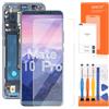 AGCUT Schermo di Ricambio per Huawei Mate 10 Pro Display LCD per Mate 10 Pro BLA-AL00 BLA-TL00 BLA-A09 BLA-L09 6,0 Pollici Touch Screen Completo Assembly con Kit di Riparazione,(Blu con Cornice