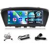 VECHTEL 8 CORE 4G+128G Autoradio Android 15 per BMW Serie 3/5 E60 2005-2008 (Sistema CCC),8.8 HD Schermo Tactile co Carplay Android Auto GPS Wi-Fi DSP Bluetooth