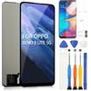 ARSSLY Schermo LCD per Oppo Reno 8 Lite 5G CPH2343 / Reno8 Lite Display per Reno8 Lite Digitazer Touch Screen Ricambio Assembly con Strumenti(6.43,Nero)