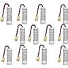 My Brand Maxxistore - Batsecur 12 batteria litio bat04 compatibile antifurto logisty batli04-3,6 V 2 Ah - LS14500 - ER14505 - Connettore Molex 6471-03