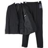 ZAPA Completo Uomo (EU) 46 3in1 Nero Formale Lana 2 Bottoni Slim Fit Gilet