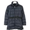 MASSIMO DUTTI 6707 Giacca Imbottita Donna Blu Piumino Capo L Doppio Zip