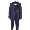 Suitsupply Latium Smoking Abito Uomo Slim Lana Super 130 Blu 3 Parti