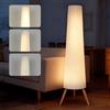 HOMCOM Piantana Lampada da Terra Treppiede 46x46x153 cm Bianco