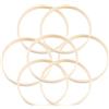 SUPVOX 12pcs Dream Catcher Ring 23cm Cerchi di bambù per Regali Fai da Te Artigianato Che Fanno Decorazione di Nozze Festival