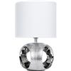 ARTE LAMP Lampada da comodino - lampada da scrivania - luce con paralume in tessuto per soggiorno e camera da letto - LED touch con cavo
