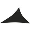 vidaXL Vela Parasole 160 g/m² Nera 4x5x6,8 m in HDPE