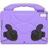 Horett Fodera protettiva per pollice per 10.2/10.5/Pro .5 resistente agli urti con maniglia girevole (Viola chiaro)