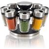 Cole & Mason Cambridge Porta Spezie per Cucina 8 Barattoli di Spezie 360 °
