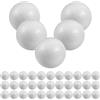 SUPVOX 100pcs Palline di Polistirolo 2cm, Sfere di Schiuma per Fai da Te, Decorazioni per Albero di Natale, Modellini, Creazioni Artigianali, Matrimoni e Festive