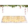 Opilroyn Tappeto Decorativo Pieghevole Per La Neve - Tappeto Luminoso Per La Neve 1,8x0,45 M Tovaglia A Luce Calda, Coperta Per La Neve Illuminata, Coperta Per La Neve Artificiale Con Luce A LED, Vistaprint De