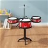Batteria Giocattolo Materiale ABS Mini Batteria Acustica per Bambini, Bambine