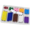 Ysyqkn Scacchiera di Perline, Idea Regalo, Materiale Didattico di Matematica per Bambini Dai 3 Ai 6 Anni