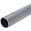 QUARKZMAN Tubo Rigido Rotondo in PVC 27,2mm ID 32mm OD 8 Lunghezza Grigio Chiaro ad Alta Resistenza per Tubi d'Acqua, Artigianato, Guaina Cavi