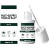 Generico Penna Riempitiva Per Legno Bianco - Riparazione Punta Fine Impermeabile Da 30 Ml, Correttore Per Ad Asciugatura Rapida, Pennarello Per Vernice Per Copertura Scheggiature, Restauratore Di Mobili